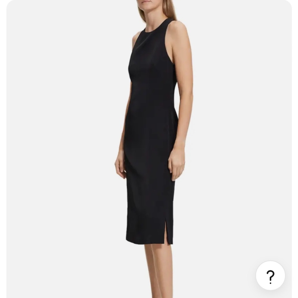 THEORY Black Fluid Ottoman
Cross Back Midi Dress